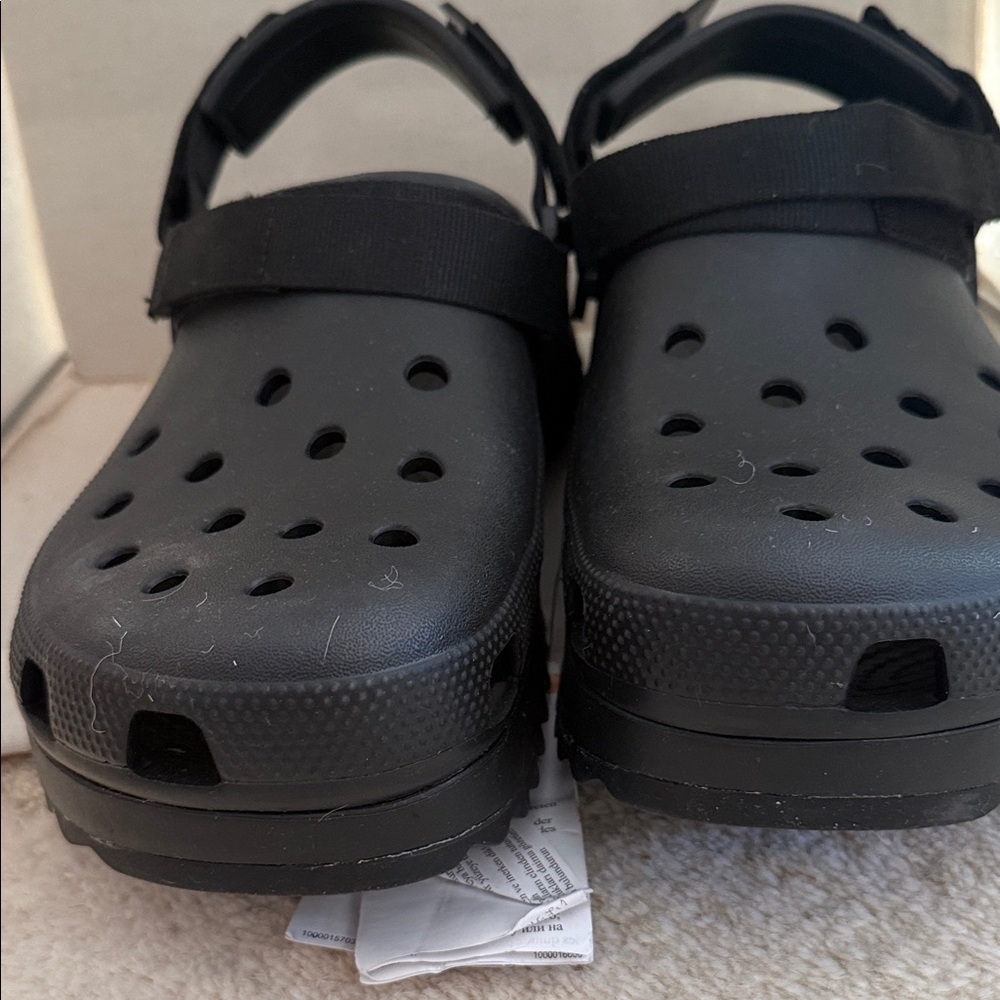 CROCS Men's Black Slip-On Loafers - Picture 5 of 5